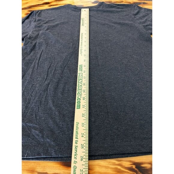 Sportiqe Mens T Shirt Size Large Short Sleeve Comfort Gray The Volley Preppy - Picture 7 of 7